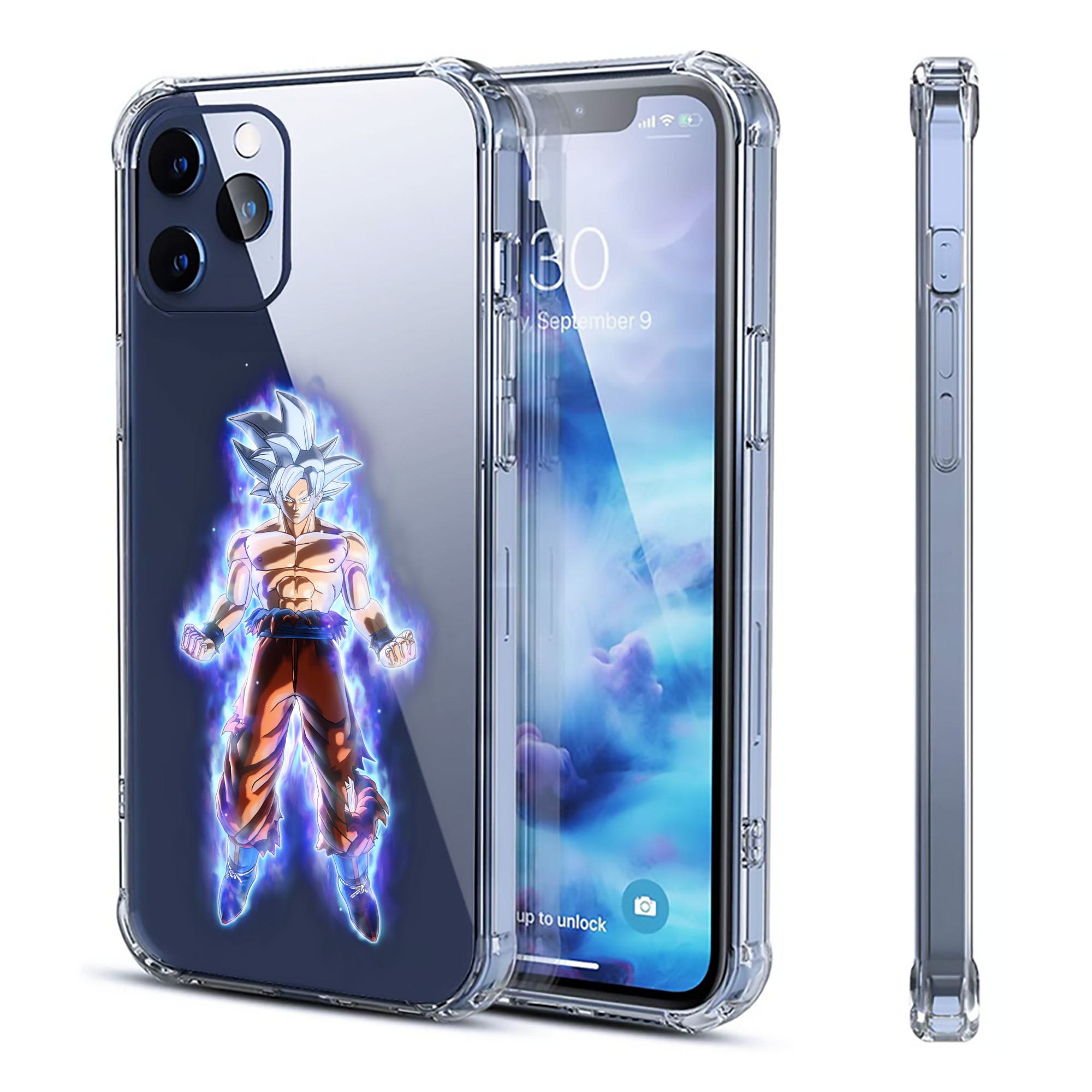 （画像用） ドラゴンボール 孫悟空（そん ごくう）Son Goku カカロット DRAGON BALL Kakarotto 【iPhone 12シリーズ対応】透明スマホケース（クリアソフトケース）